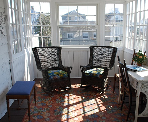 Victorian Beach House Second Floor Porch